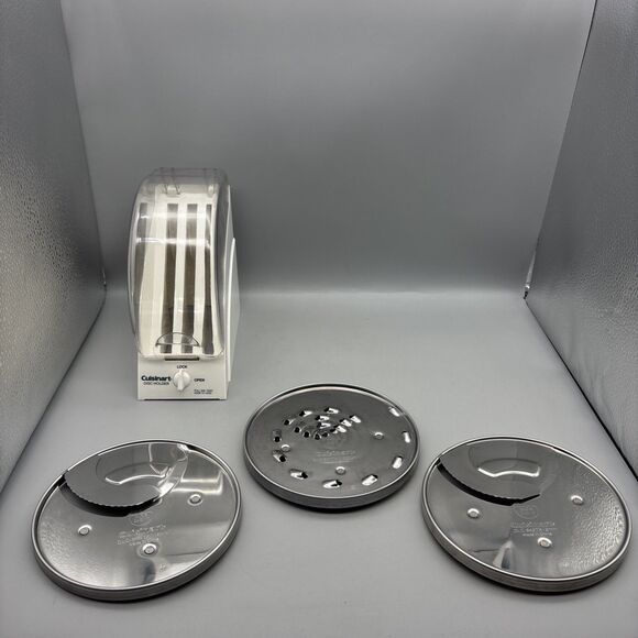Cuisinart 3 Blades DH-4 Set 837TX 842TX 844TX for DLC-8 DLC-10 In Disc Holder - Picture 1 of 9